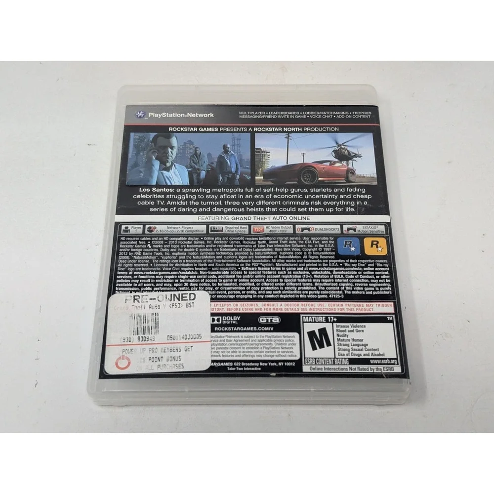 Grand Theft Auto V PlayStation 3 2013‎ GTA PS3